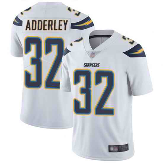 Chargers 32 Nasir Adderley White Men Stitched Football Vapor Untouchable Limited Jersey
